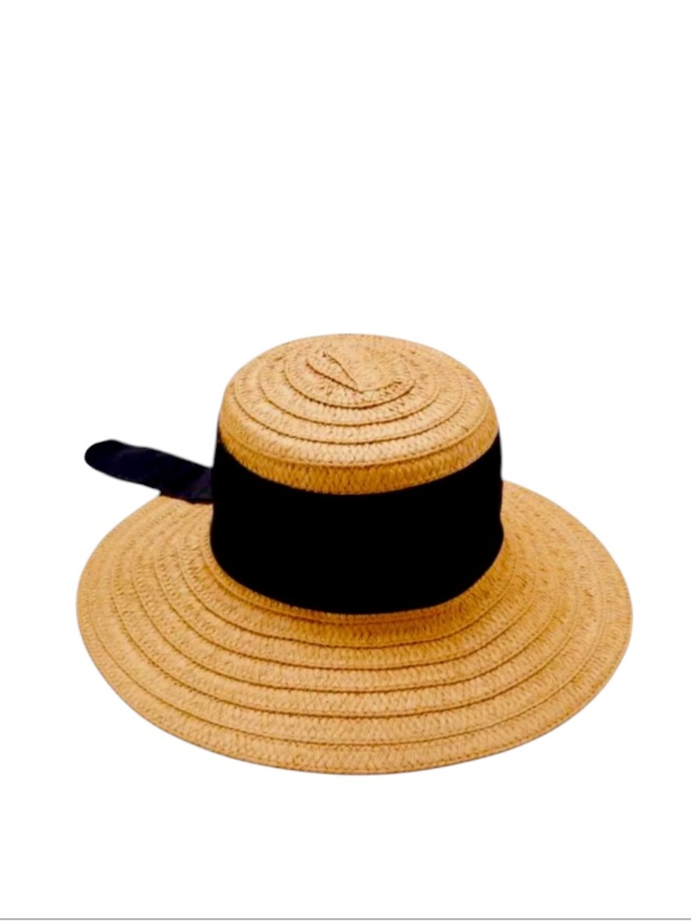 Woven Boater Hat